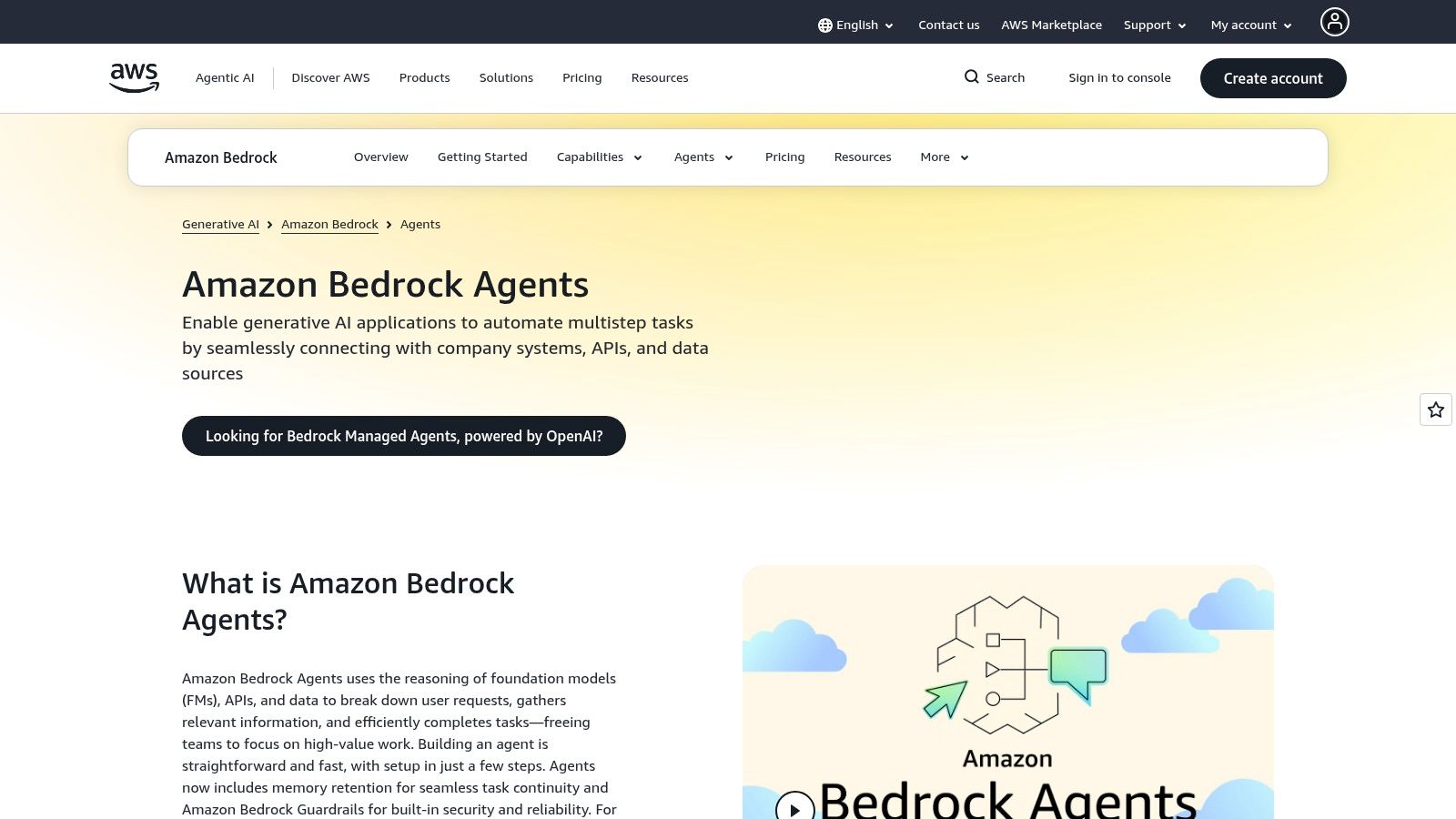 Amazon Bedrock AgentCore (Agents for Bedrock)