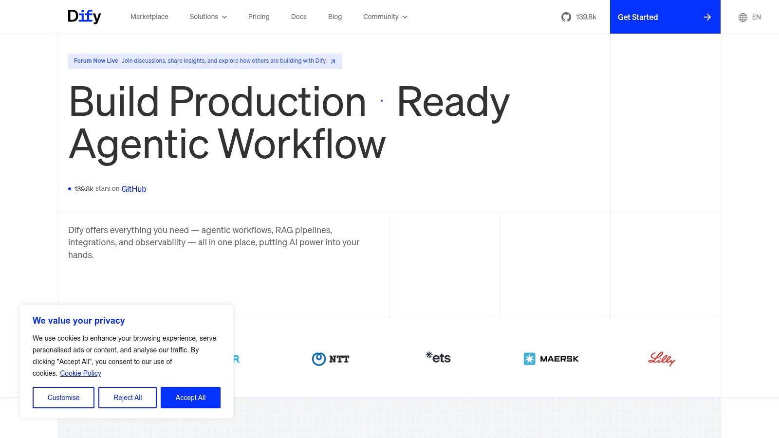 Dify.ai (Cloud or self-hosted)