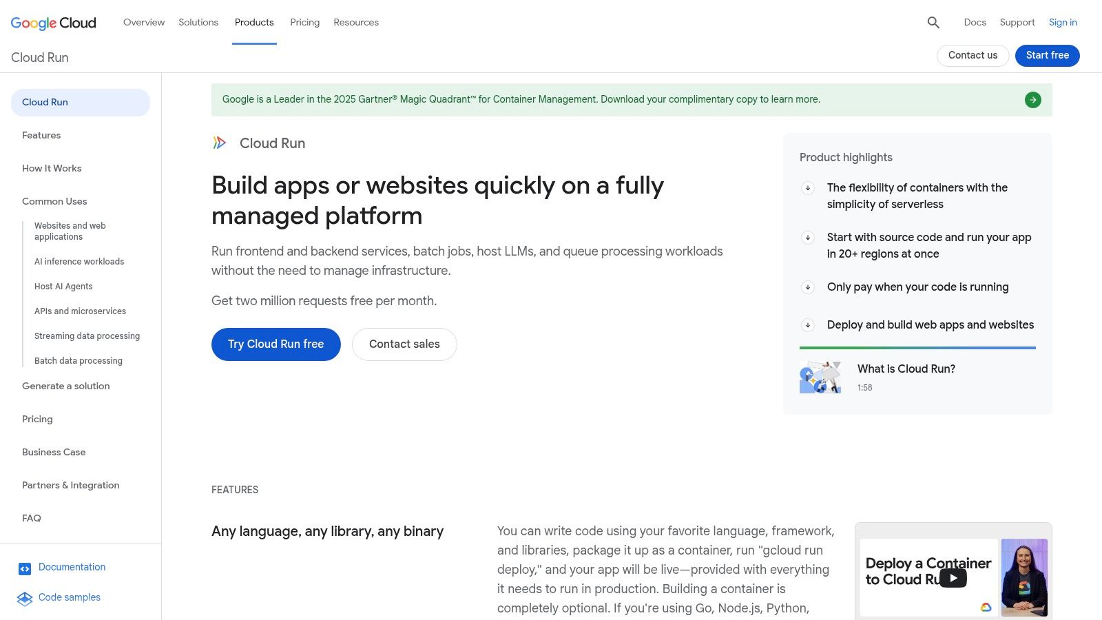 Google Cloud Run