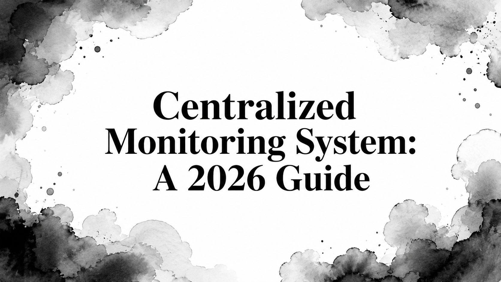 Centralized Monitoring System: A 2026 Guide